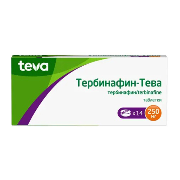 ТЕРБИНАФИН таб 250мг 14 шт.