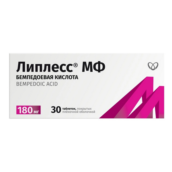ЛИПЛЕСС МФ таб п/об 180мг n30
