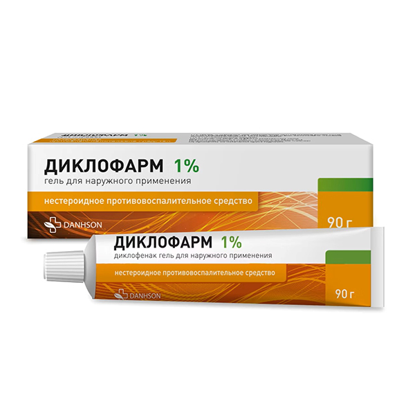 ДИКЛОФАРМ гель (туба) 1% 90г