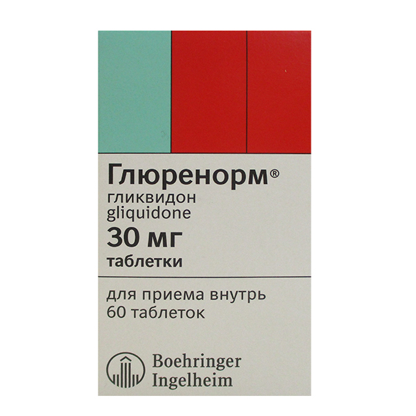 ГЛЮРЕНОРМ таб 30мг n60