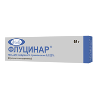 ФЛУЦИНАР гель (туба) 0.025% 15г