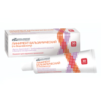 ЛИНИМЕНТ БАЛЬЗАМИЧЕСКИЙ ПО ВИШНЕВСКОМУ 30г