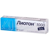 ЛИОТОН 1000 гель (туба) 50г