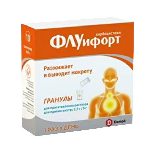 ФЛУИФОРТ сироп (фл.) 9% 200мл