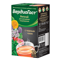 ЧАЙ Вердиогаст с черным чаем (ф/пак.) 1.5г 20 шт.
