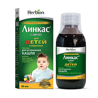 ЛИНКАС сироп (фл.) 150мл Вишневый