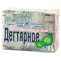НЕВСКАЯ КОСМЕТИКА дегтярное мыло 140г НЕВСКАЯ КОСМЕТИКА дегтярное мыло 140г
