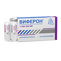 Виферон супп. рект. 3000000 МЕ №10 (5х2)