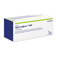 ПРОТАФАН НМ сусп. д/ин. (фл.) 100МЕ/мл - 10мл 1 шт. ПРОТАФАН НМ сусп. д/ин. (фл.) 100МЕ/мл - 10мл 1 шт.