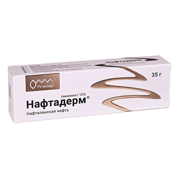НАФТАДЕРМ линимент (туба) 10% 35г НАФТАДЕРМ линимент (туба) 10% 35г