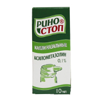 РИНОСТОП капли назал. (фл.) 0.1% - 10мл 1 шт.