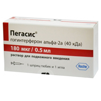 ПЕГАСИС р-р д/ин. (шприц-тюб.) 180мкг/0.5мл - 0.5мл 1 шт. ПЕГАСИС р-р д/ин. (шприц-тюб.) 180мкг/0.5мл - 0.5мл 1 шт.