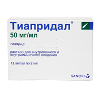 ТИАПРИДАЛ р-р д/ин. (амп.) 50мг/мл - 2мл n12