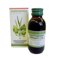 ПОДОРОЖНИКА БОЛЬШОГО СОК (фл.) 100мл