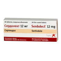 СЕРДОЛЕКТ таб п/об 12мг n28