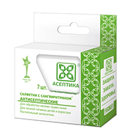 САЛФЕТКИ антисептические спиртовые 7.5х8см 10 шт.
