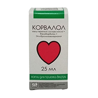 КОРВАЛОЛ капли (фл.-кап.) 25мл