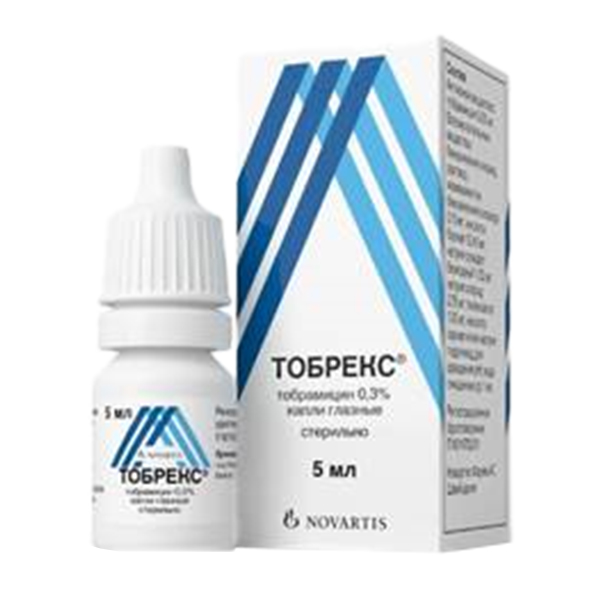ТОБРЕКС капли гл. (фл.) 0.3% 5мл