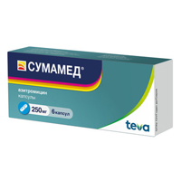 Сумамед капс. 250мг №6