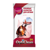 Салфетки OPTICLEAN д/оптики влажн. №20 Салфетки OPTICLEAN д/оптики влажн. №20