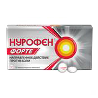 НУРОФЕН ФОРТЕ таб п/об 400мг 12 шт.