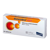 МАЛЬТОФЕР ФОЛ таб жев. 30 шт.