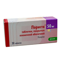 ЛОРИСТА таб п/об 50мг 30 шт.