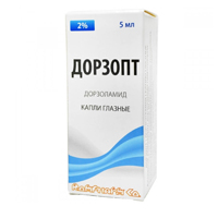 ДОРЗОПТ капли гл. (фл.-кап.) 2% - 5мл 1 шт.