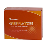 ФЕРЛАТУМ ФОЛ р-р (фл.) 800мг - 15мл n10