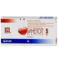 БИНЕЛОЛ таб 5мг 28 шт.