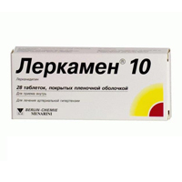 ЛЕРКАМЕН таб п/об 10мг 28 шт.