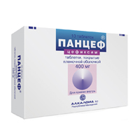ПАНЦЕФ таб п/об 400мг 10 шт.
