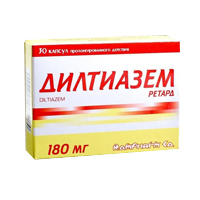 ДИЛТИАЗЕМ капс. пролонг. 180мг 30 шт.