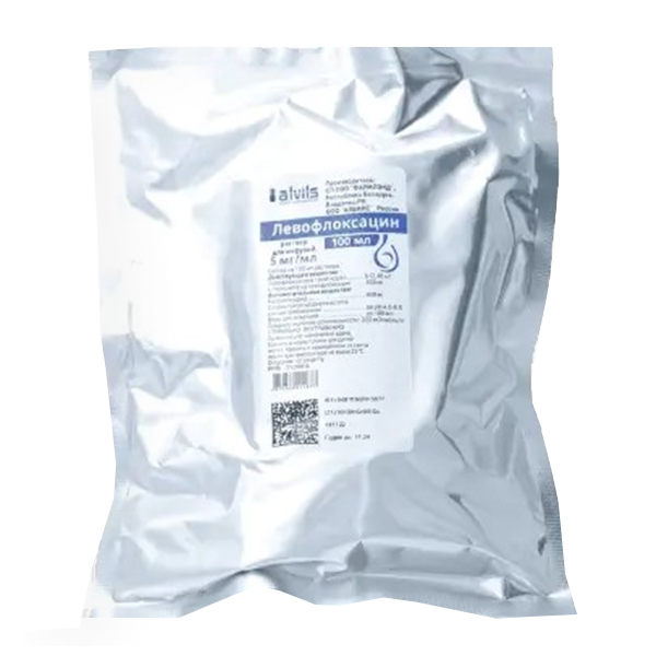 ЛЕВОФЛОКСАЦИН р-р д/инф. (фл.) 5мг/мл - 100мл 1 шт. ЛЕВОФЛОКСАЦИН р-р д/инф. (фл.) 5мг/мл - 100мл 1 шт.