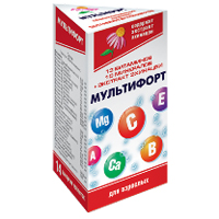 МУЛЬТИФОРТЕ (MULTIFORTE) Мультивитамин таб шип. 20 шт.