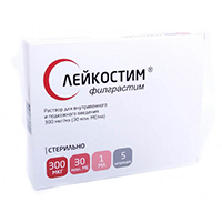 ЛЕЙКОСТИМ р-р д/ин. (шприц) 30млн.МЕ - 1мл 5 шт.