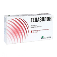 ГЕПАЗОЛОН супп. рект. n10