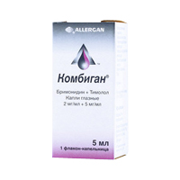 КОМБИГАН капли гл. (фл-кап.) 2мг+5мг/мл - 5мл n1