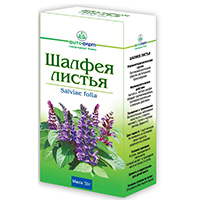 ШАЛФЕЯ ЛИСТ сырье 50г