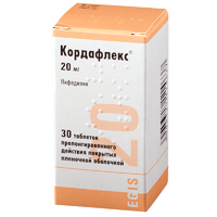 КОРДАФЛЕКС таб п/об пролонг. 20мг 30 шт.