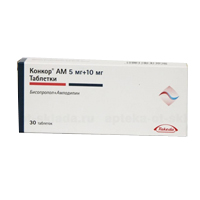КОНКОР АМ таб п/об 5мг+10мг 30 шт.