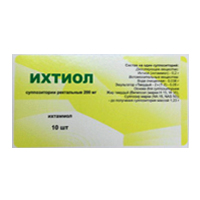 ИХТИОЛ свечи 200мг 10 шт.