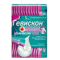 ГЕВИСКОН ДВОЙНОЕ ДЕЙСТВИЕ сусп. (пак.) 10мл 12 шт.