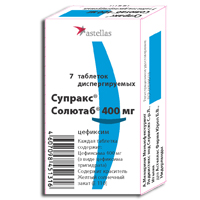СУПРАКС СОЛЮТАБ таб 400мг 7 шт.