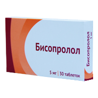 БИСОПРОЛОЛ таб п/об 5мг 30 шт.