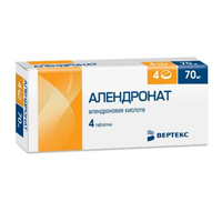 АЛЕНДРОНАТ таб 70мг 4 шт. АЛЕНДРОНАТ таб 70мг 4 шт.