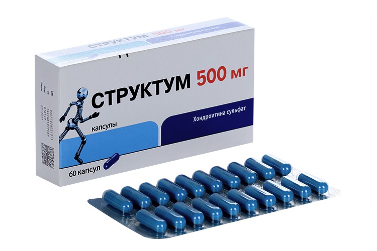Структум 500 мг № 60, таблетки