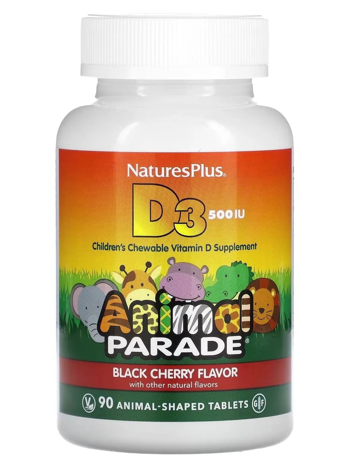 Animal Parade Цинк д/детей мандарин №90 жеват табл Animal Parade Цинк д/детей мандарин №90 жеват табл
