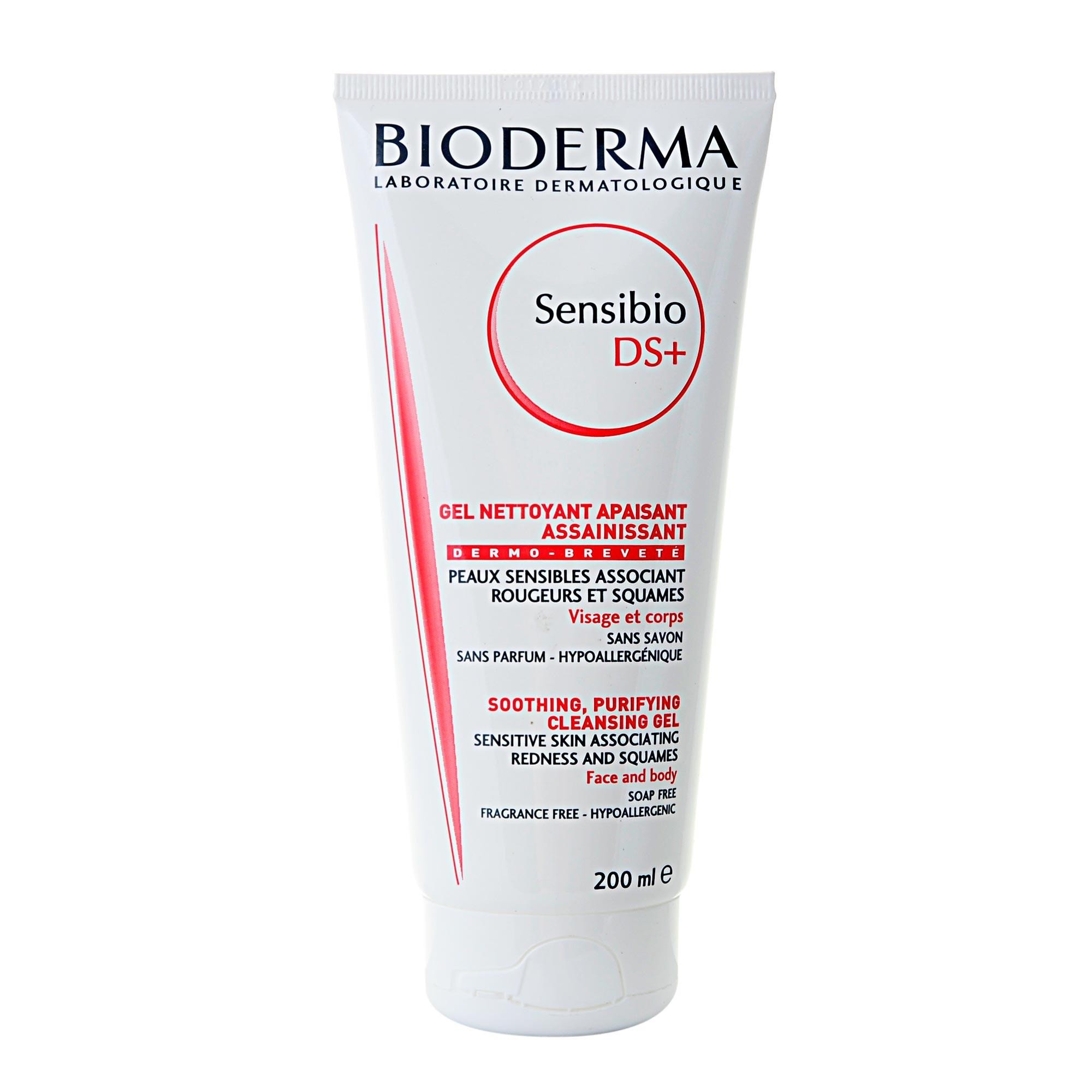 Bioderma Sensibio DS+ Gel Nettoyant 200 мл очи гель-мусс при себорейном дерматите