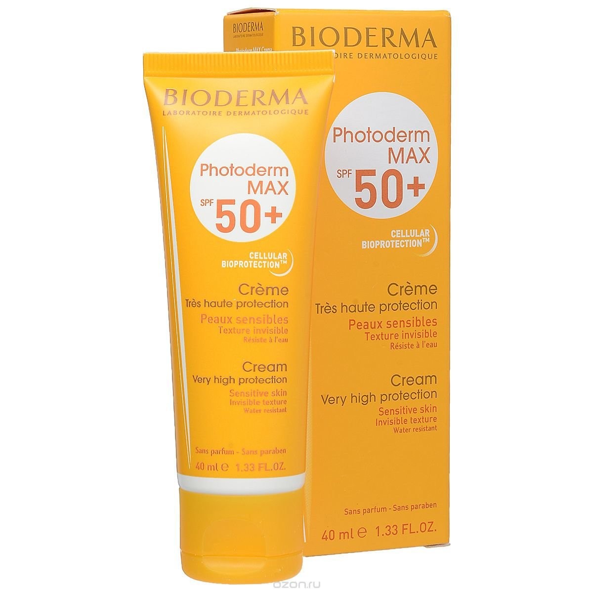 BIODERMA Photoderm Max Creme SPF 50+(Фотодерм крем SPF 50+ макс.защита от солнца для аллер.кожи) 40мл